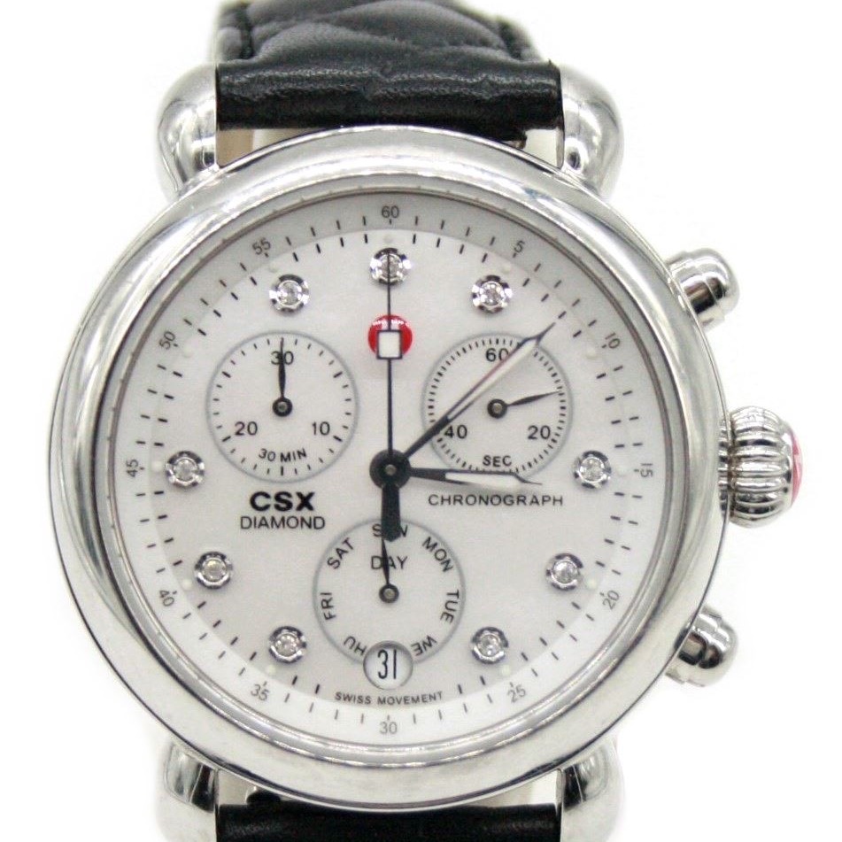 Michele Csx Diamond Chronograph Quartz Ladies Watch